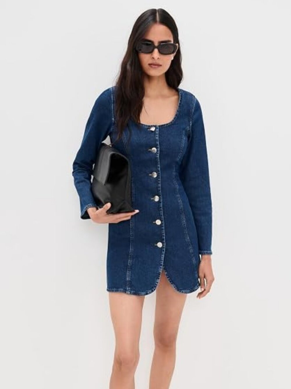 Aligne Pax Denim Mini Dress - Size 0